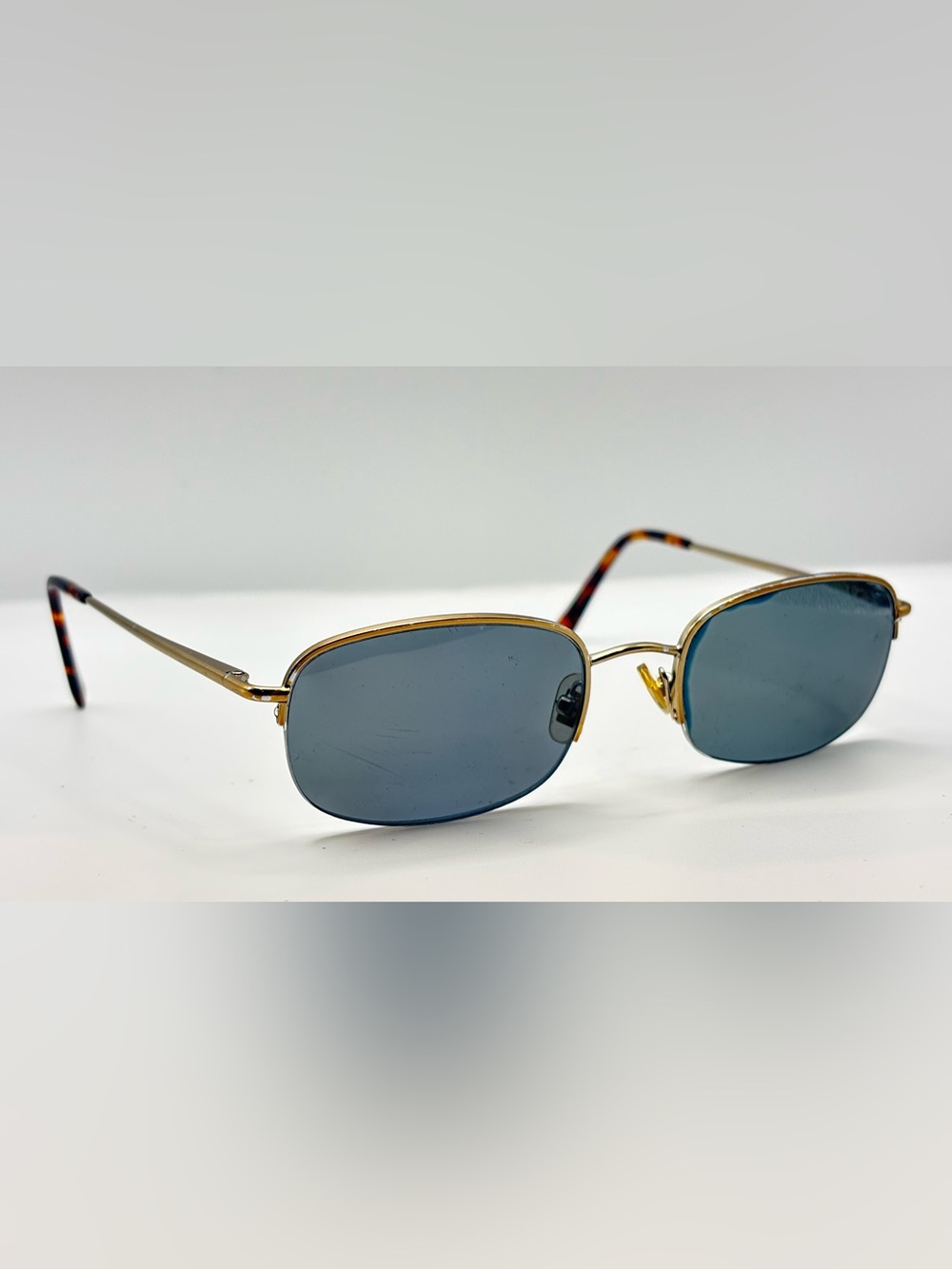 Chaps CP2004 Gold Oval Metal Sunglasses Frames Only
